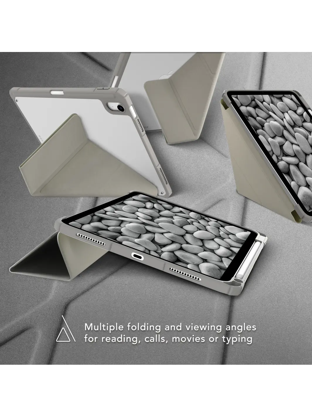 London ICON - iPad 11" A16/10.9" 10th - River Stone iPad Case