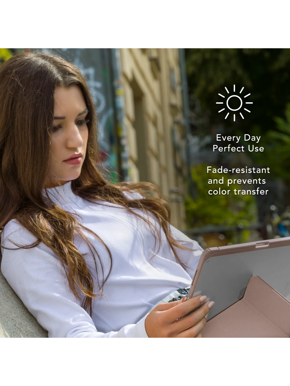 London ICON - iPad 11" A16/10.9" 10th - Pink Sand iPad Case