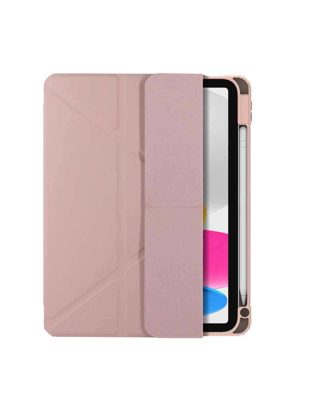 Coque folio Apple iPad 12.9 - TPU Rose Back Market Coque folio Apple iPad 12.9 - TPU Rose Back Market