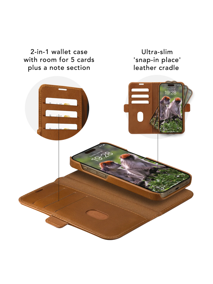 Lynge - iPhone 15 Pro Max - Tan Phone Case