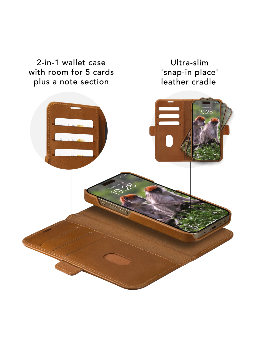 Lynge - iPhone 17e/16e/15/14/13 - Tan Phone Case