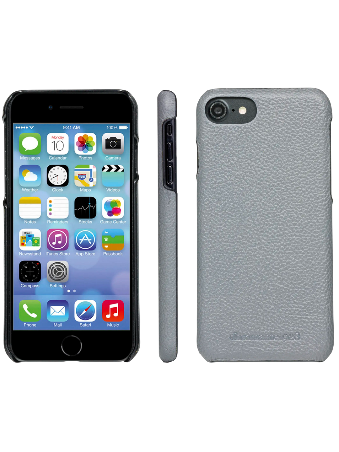 Lynge - iPhone SE/8/7/6 Series - Pebbled Grey Phone Case