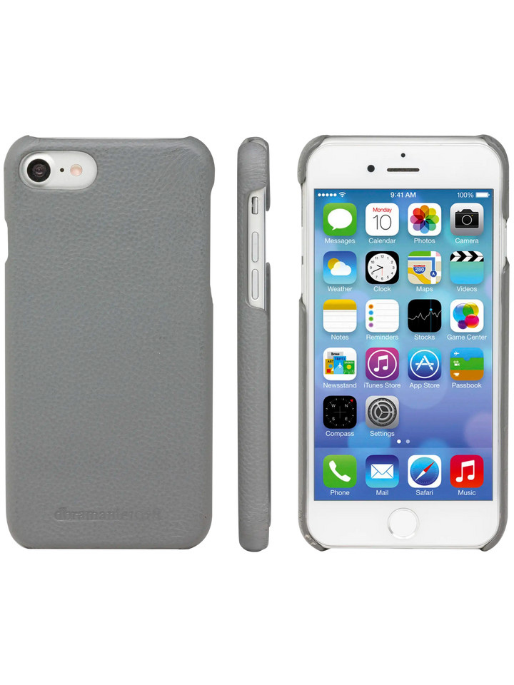 Lynge - iPhone SE/8/7/6 Series - Pebbled Grey Phone Case