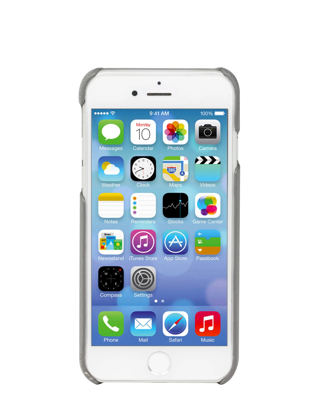 Lynge - iPhone SE/8/7/6 Series - Pebbled Grey Phone Case