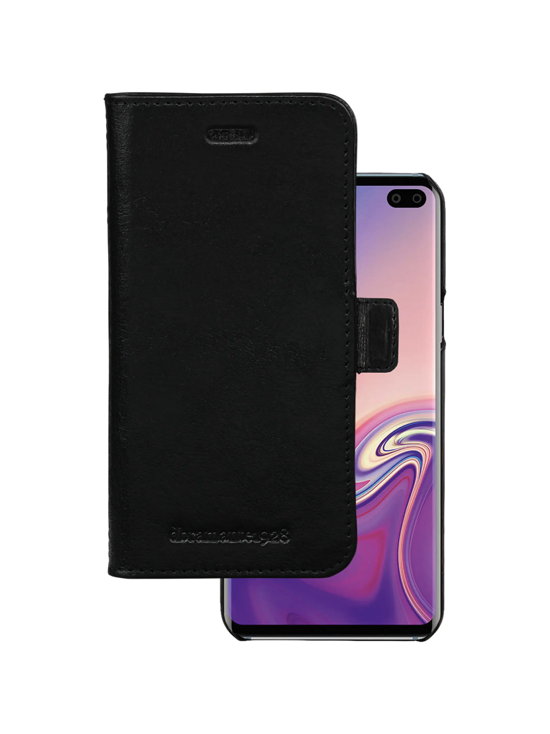 Lynge Black Galaxy S10+ Phone Case