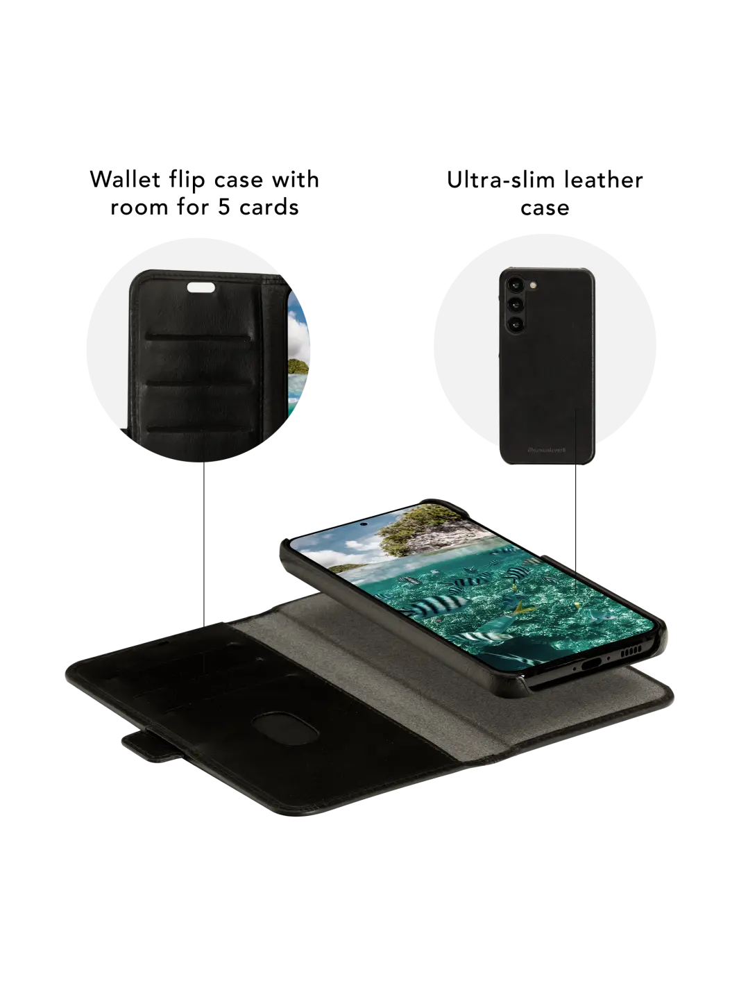 Lynge - Galaxy S23 - Sort
