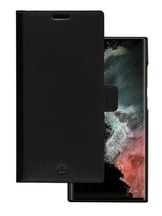 Lynge Black Galaxy S22 Ultra Phone Cases