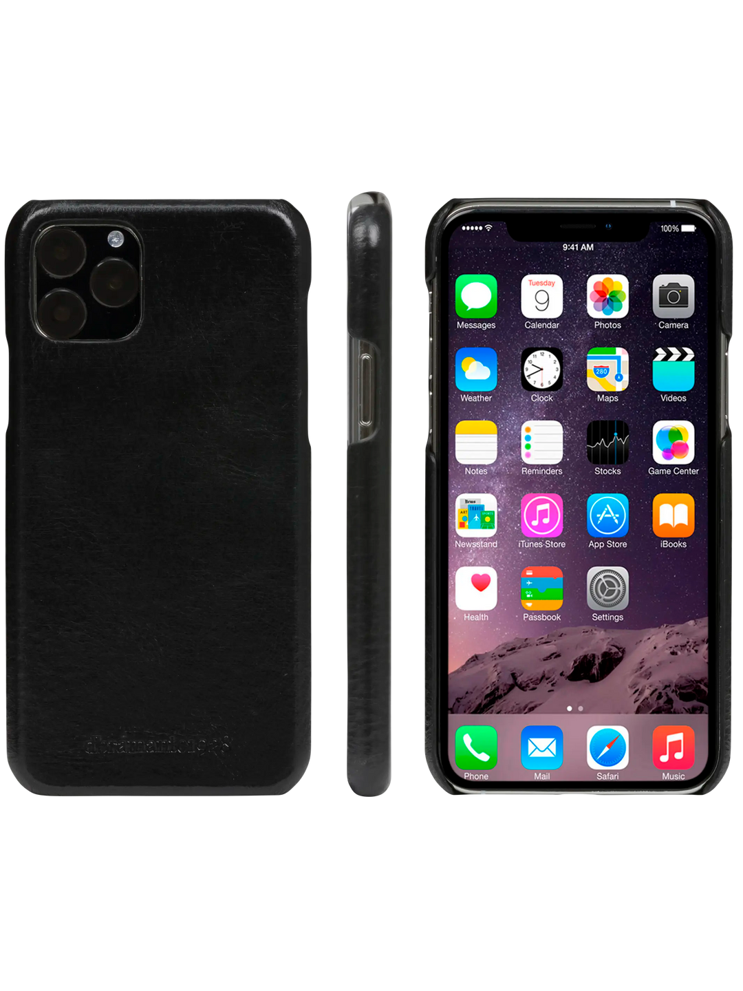 Lynge - iPhone 11 Pro Max - Black Phone Case