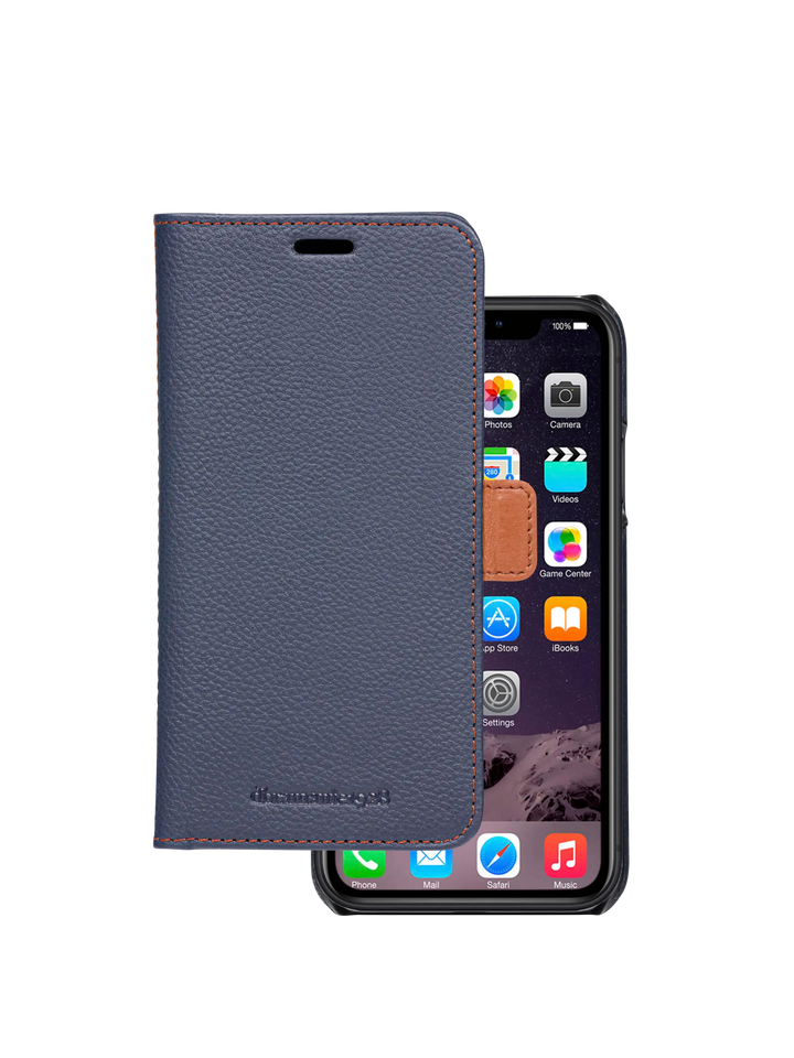 Lynge - iPhone Xs Max - Pebbled Blue Phone Case