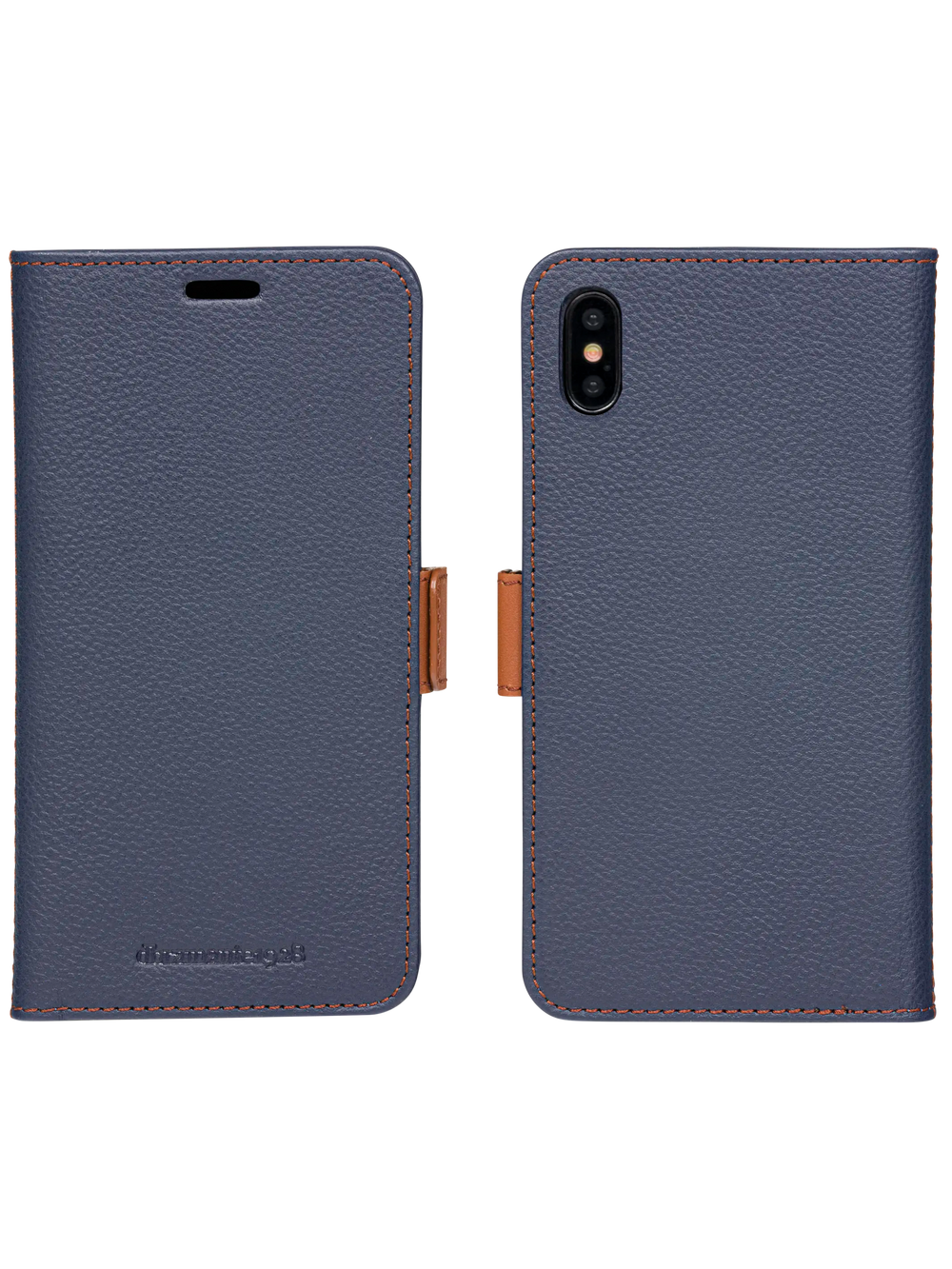 Lynge - iPhone Xs Max - Pebbled Blue Phone Case