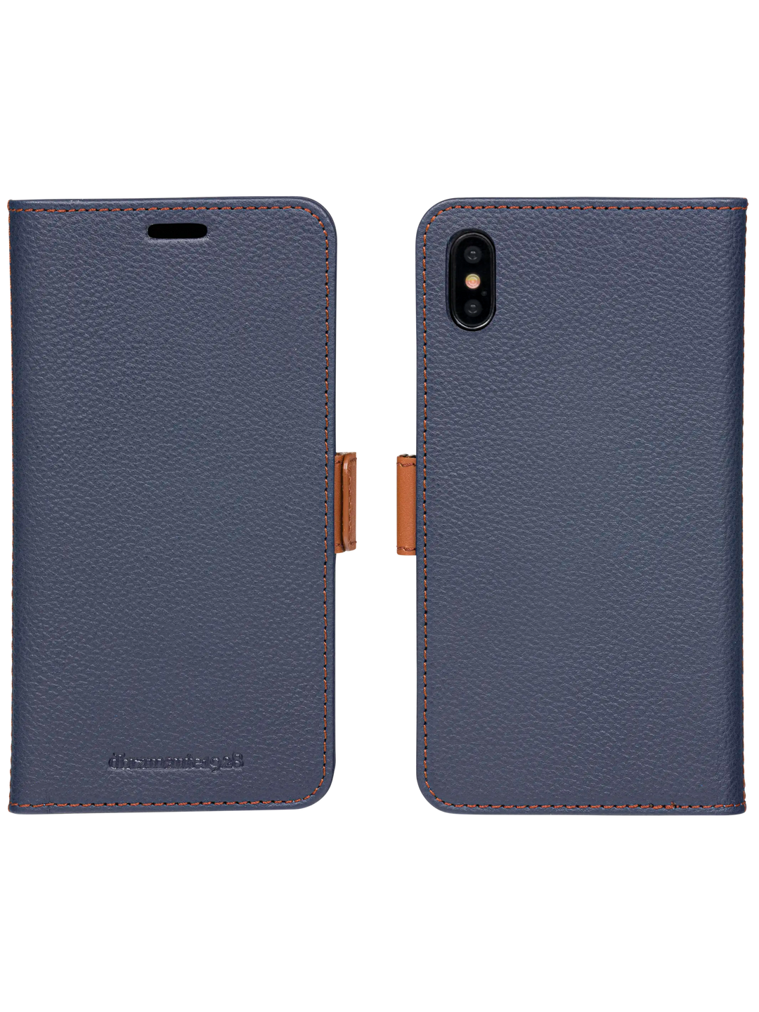 Lynge - iPhone Xs Max - Pebbled Blue Phone Case