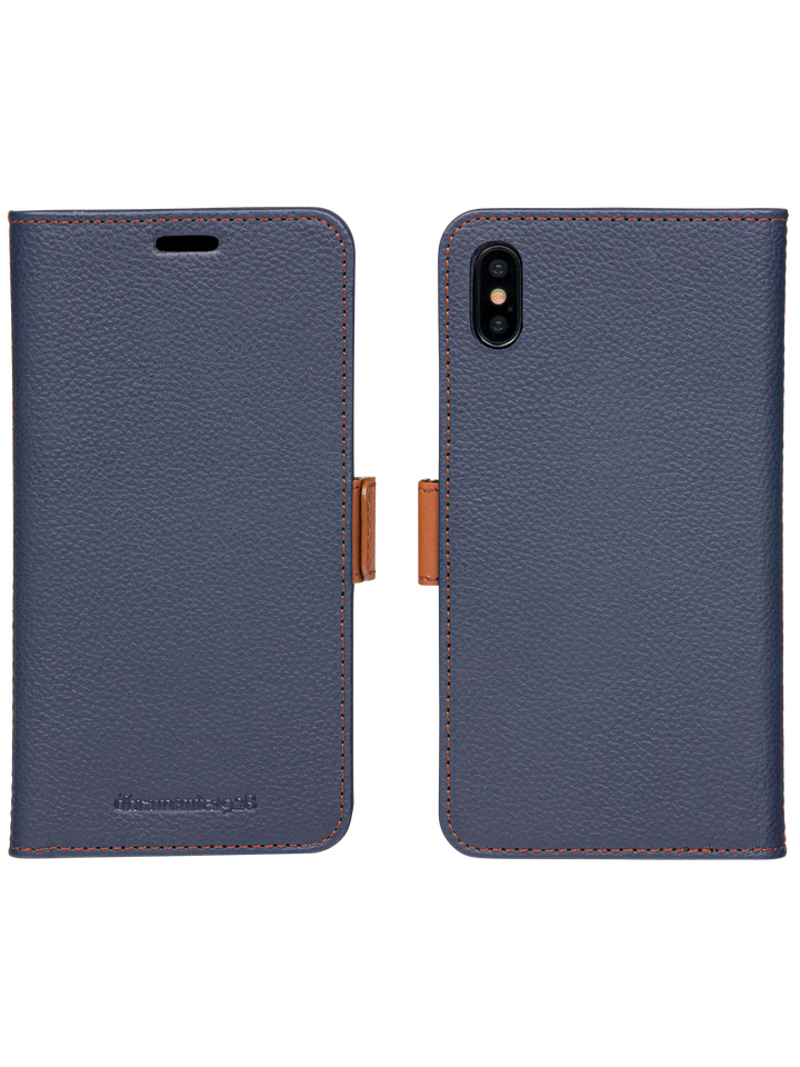 Lynge - iPhone Xs Max - Pebbled Blue Phone Case