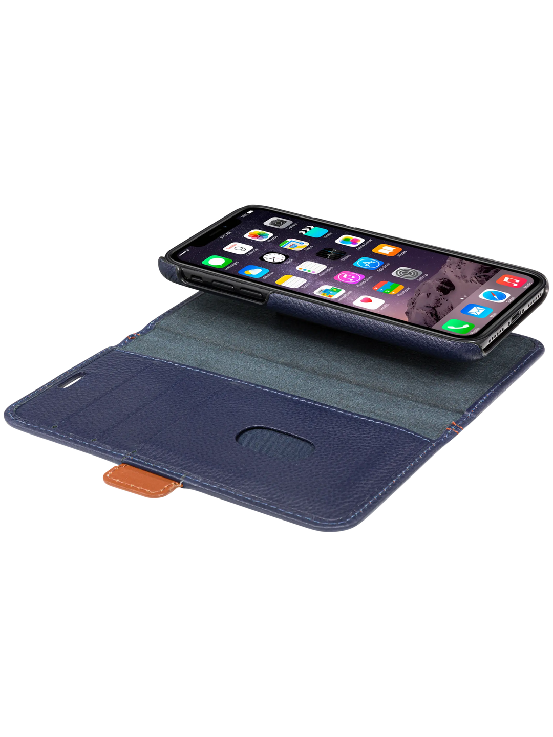 Lynge - iPhone Xs Max - Pebbled Blue Phone Case