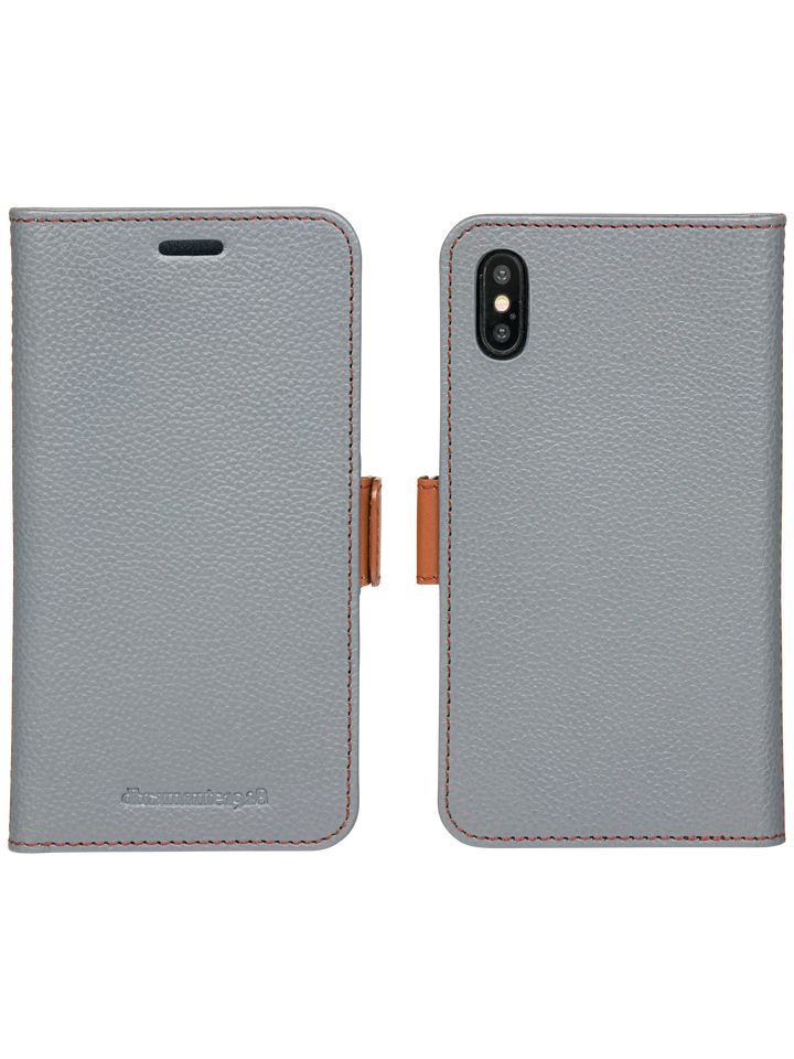 Lynge - iPhone Xs Max - Pebbled Grey Phone Case