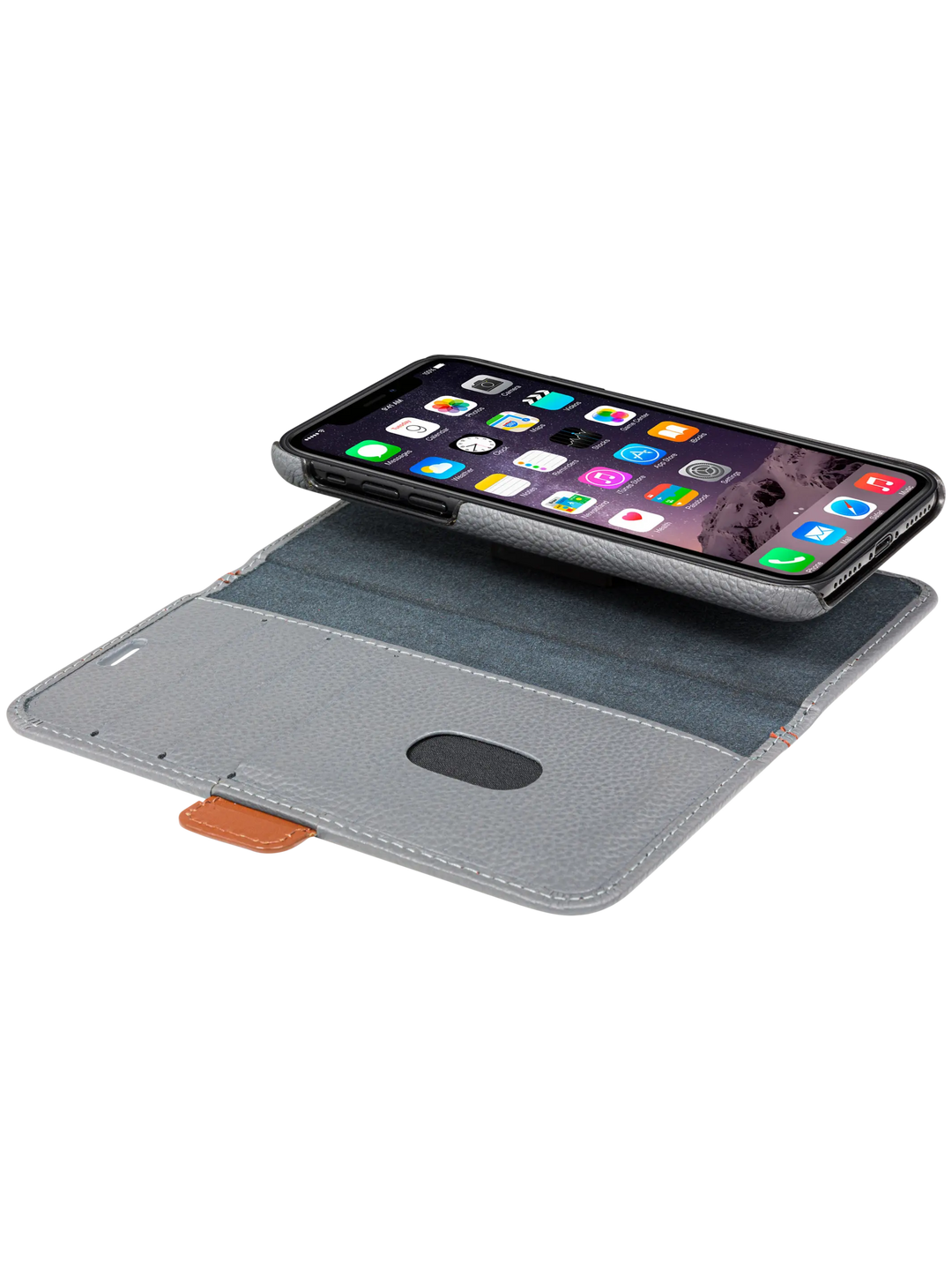 Lynge - iPhone Xs Max - Pebbled Grey Phone Case