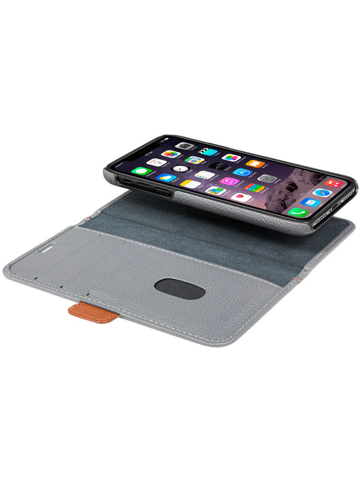 Lynge - iPhone Xs Max - Pebbled Grey Phone Case