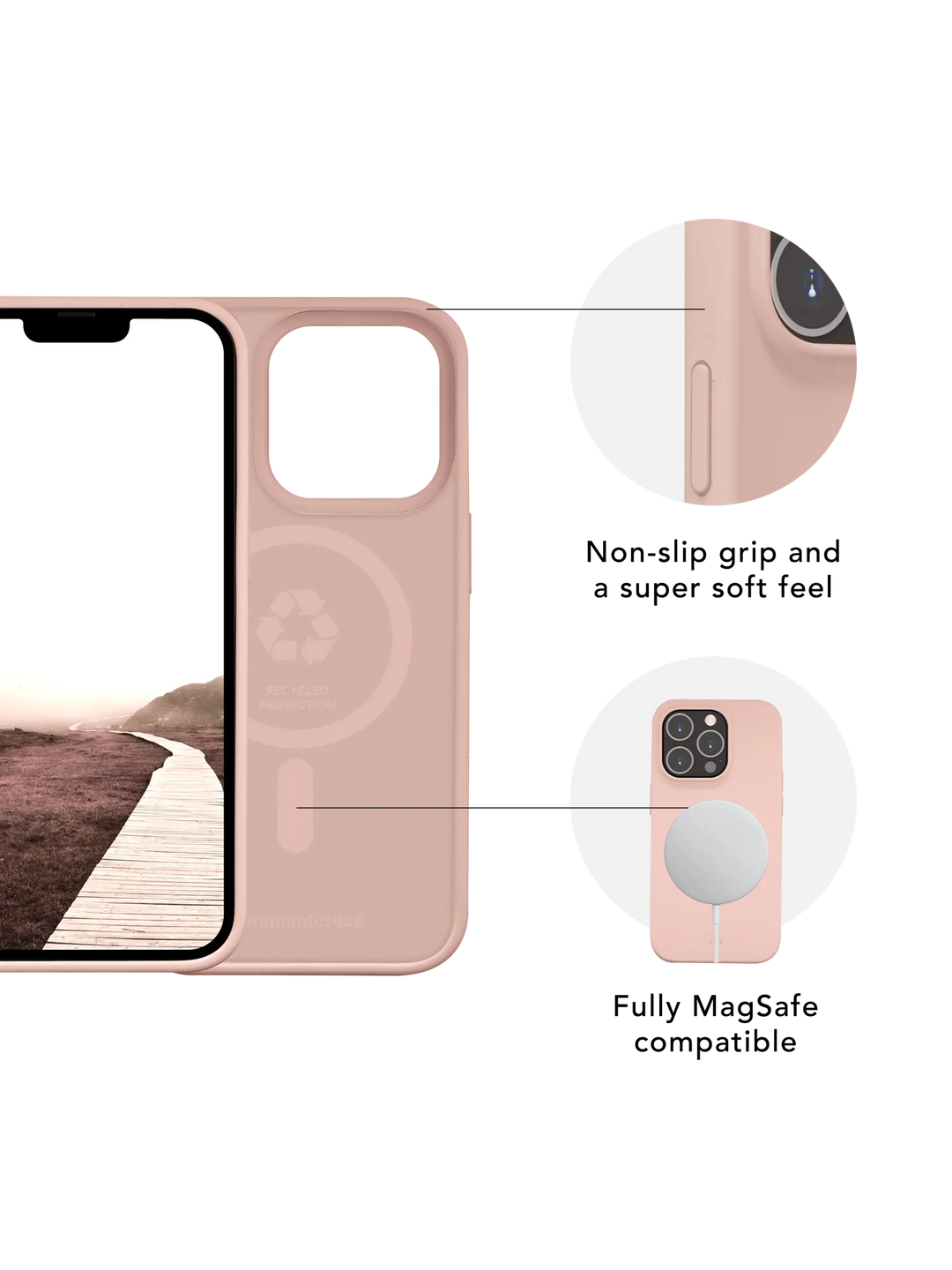Monaco - iPhone 14 Pro - Pink sand Phone Case