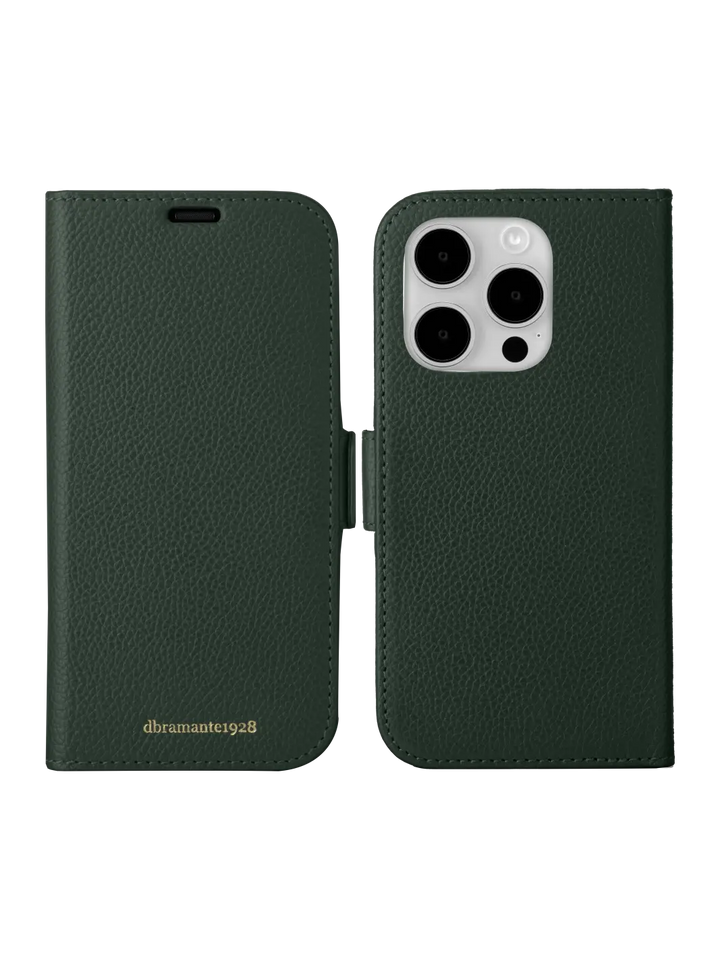 New York pebbled Evergreen iPhone 15 Pro Phone Case