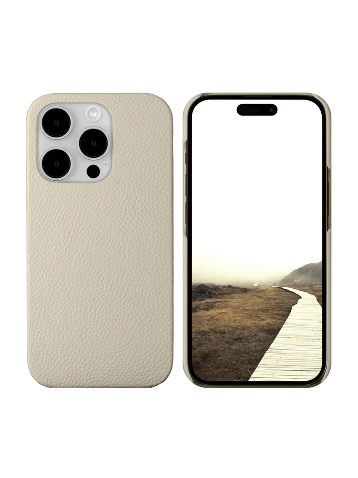 New York pebbled Sand Dune iPhone 15 Pro Max Phone Case