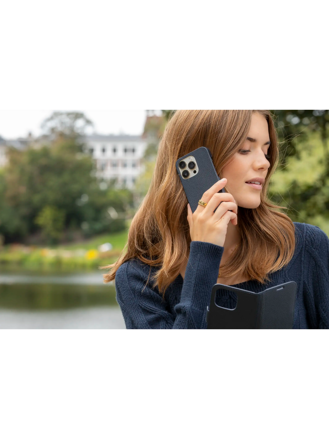 New York - iPhone 17e/16e/15/14/13 - Pacific Blue Phone Case