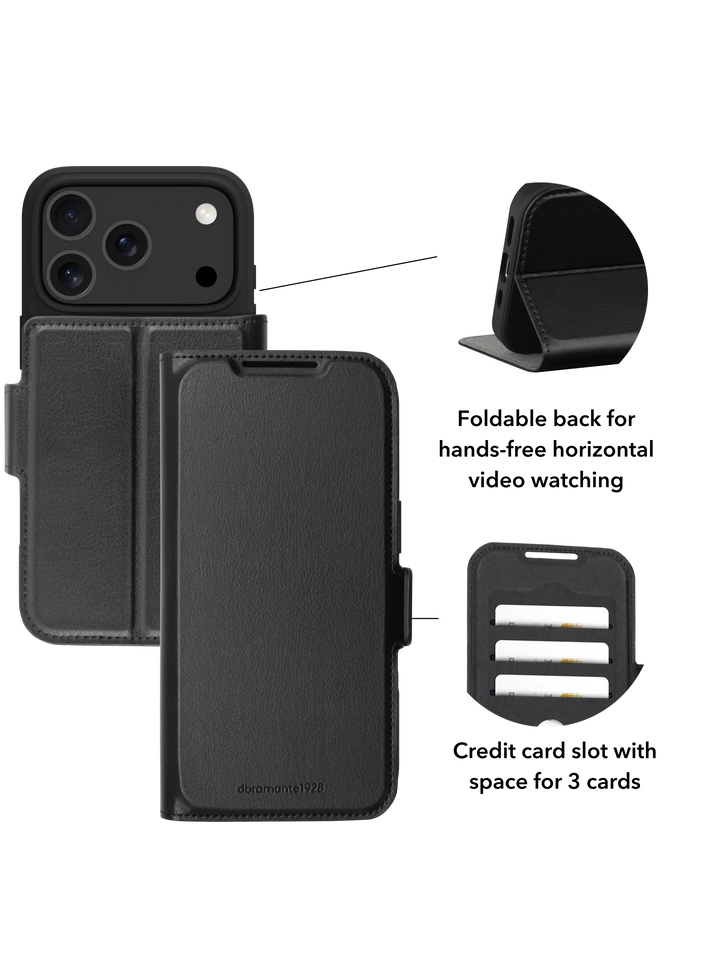 Oslo Pro - iPhone 18 Pro/17 Pro - Black Phone Case