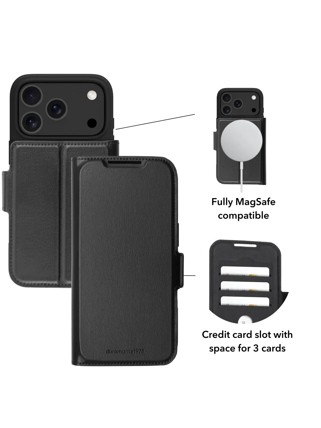 Oslo Pro MagSafe - iPhone 17 Pro Max - Black Phone Case