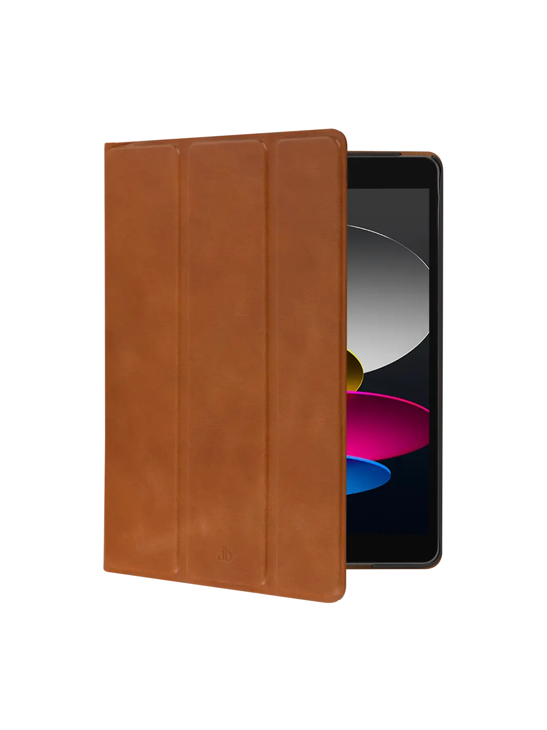 Risskov full-grain leather iPad case#color_tan