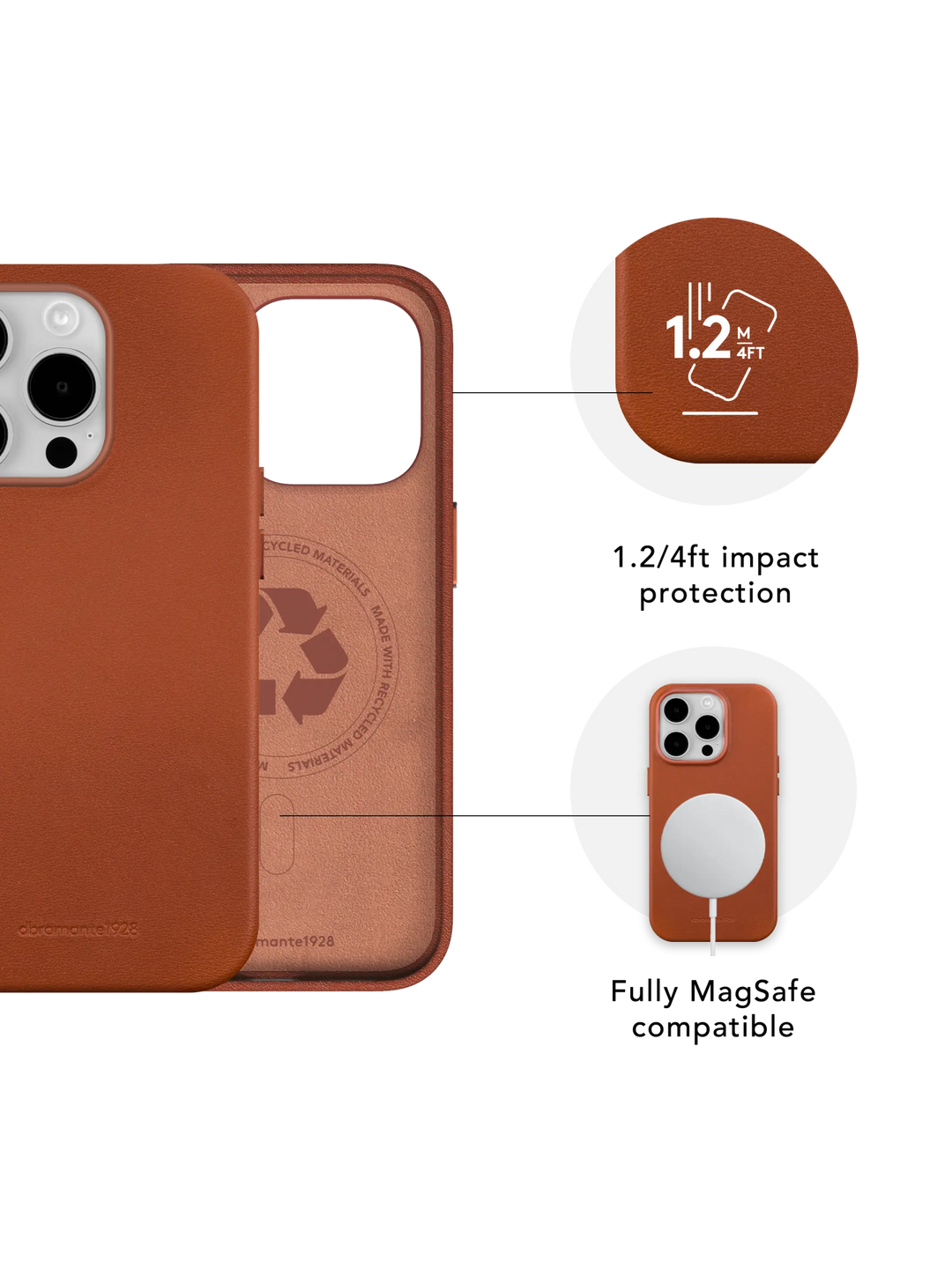 Roskilde MagSafe - iPhone 14/13 - Tan Phone Case