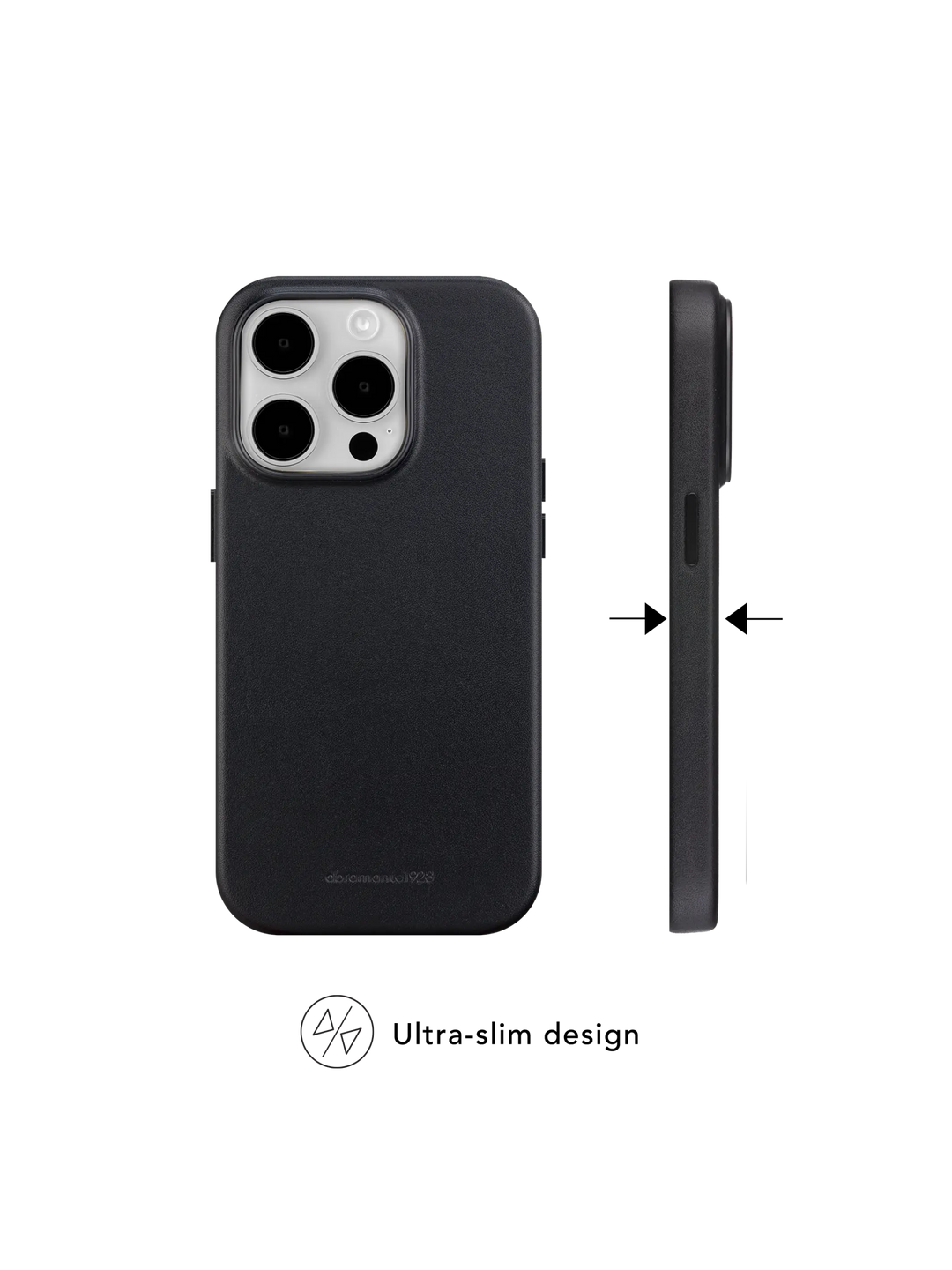 Roskilde MagSafe - iPhone 15 Pro - Black Phone Case