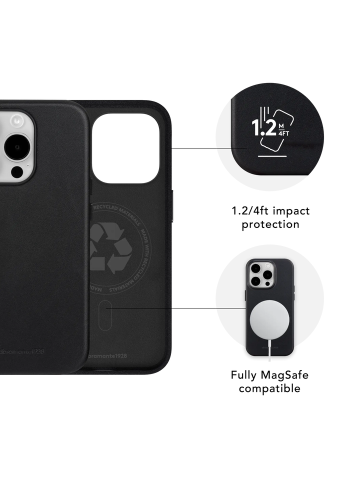 Roskilde MagSafe - iPhone 15 Pro - Black Phone Case