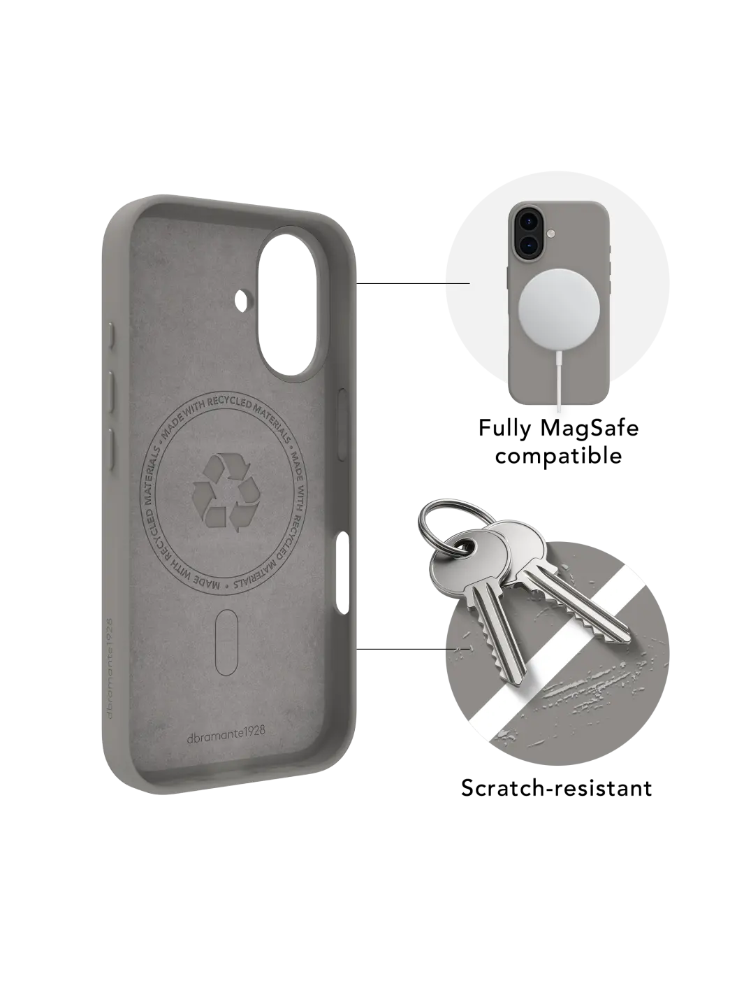 Roskilde MagSafe ICON - iPhone 16 - River Stone Phone Case