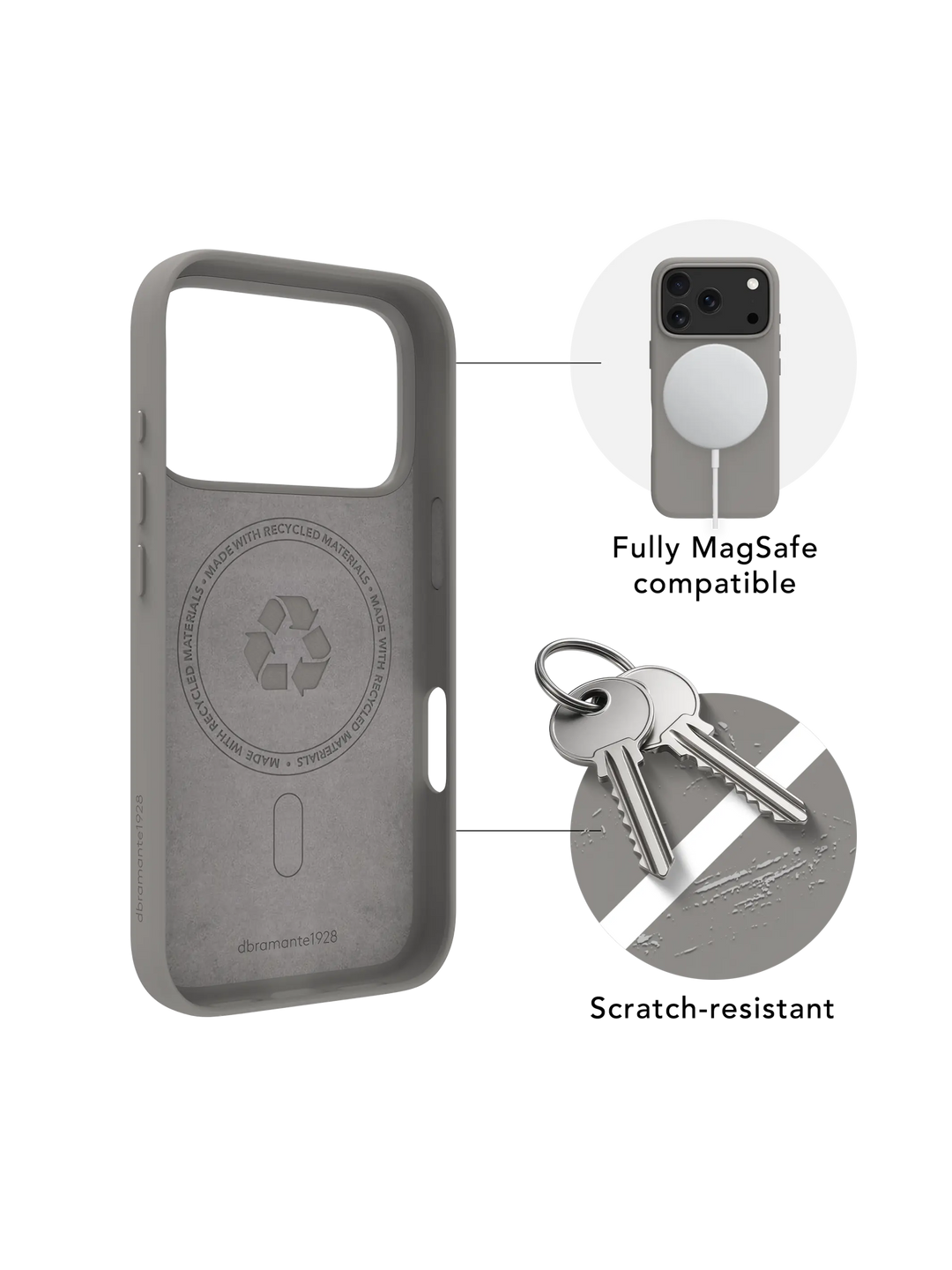 Roskilde MagSafe ICON - iPhone 18 Pro/17 Pro - River Stone Phone Case