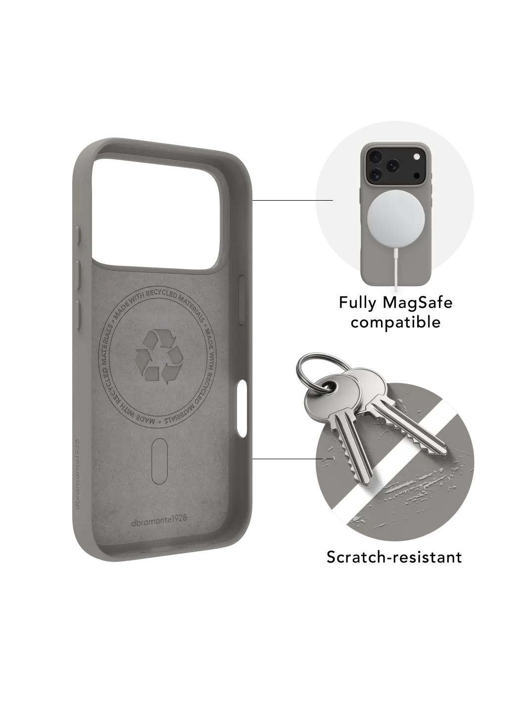 Roskilde MagSafe ICON - iPhone 17 Pro - River Stone Phone Case