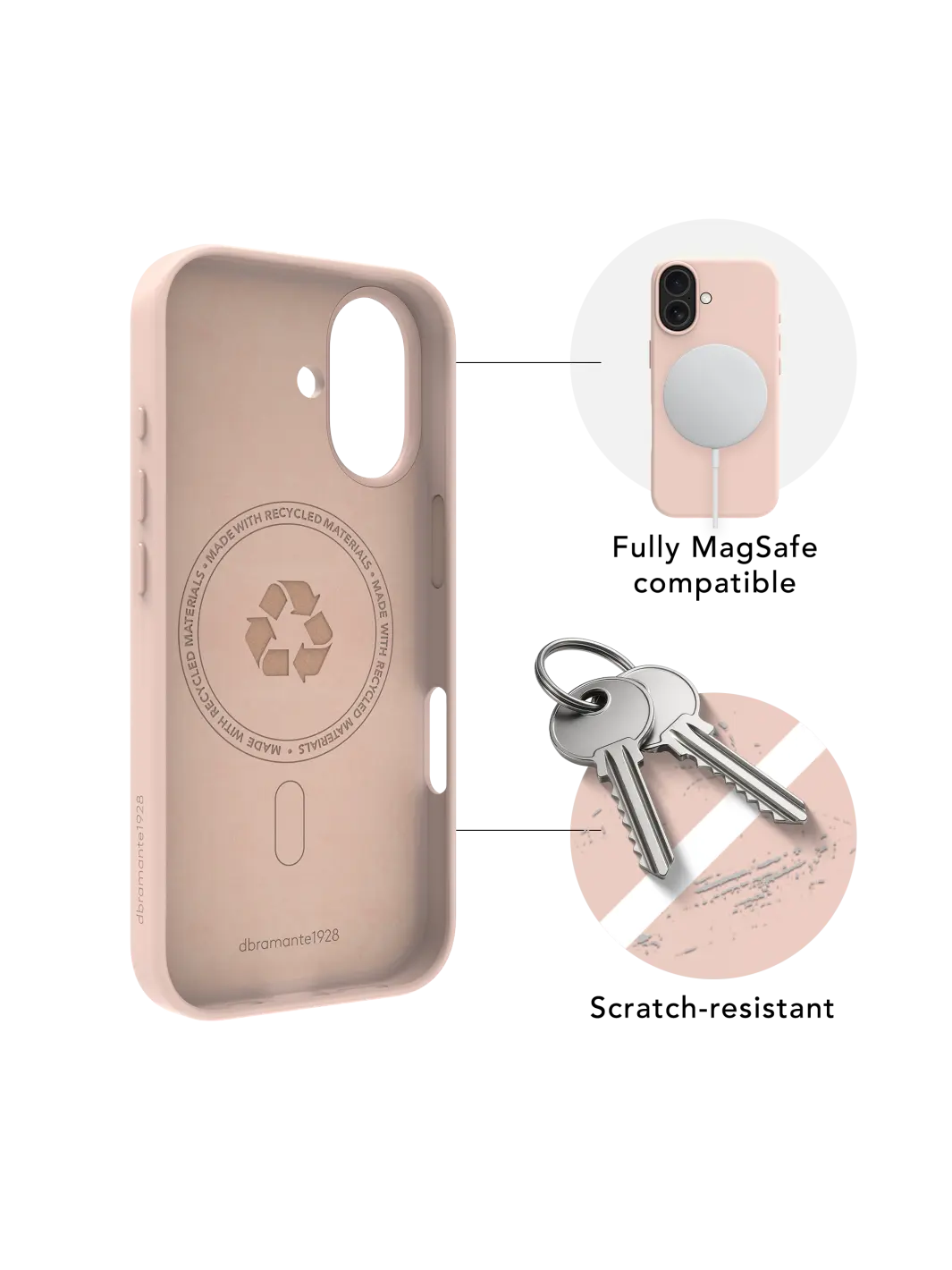 Roskilde MagSafe ICON - iPhone 17 - Pink Sand Phone Case