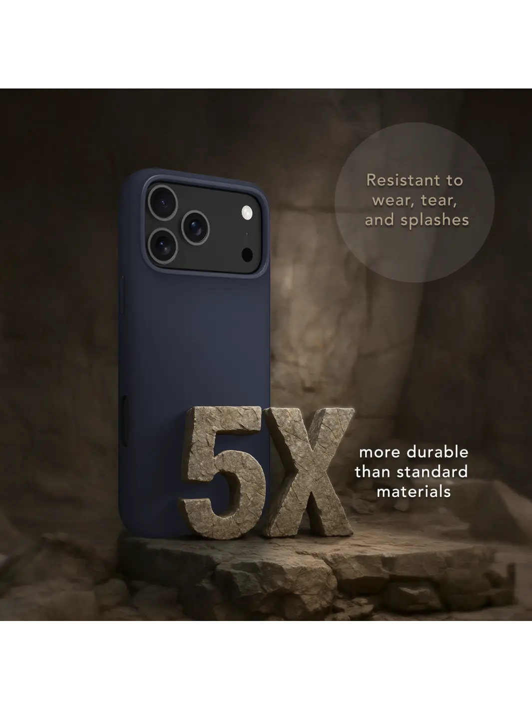 Roskilde MagSafe Kickstand ICON - iPhone 17 Pro - Deep Water Phone Case