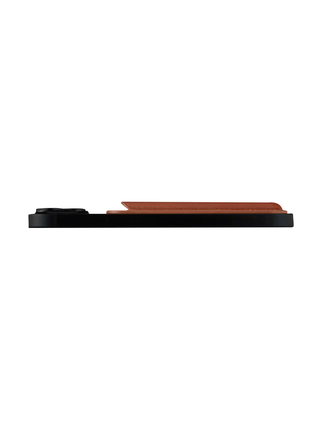 Leather wallet with MagSafe - Tan