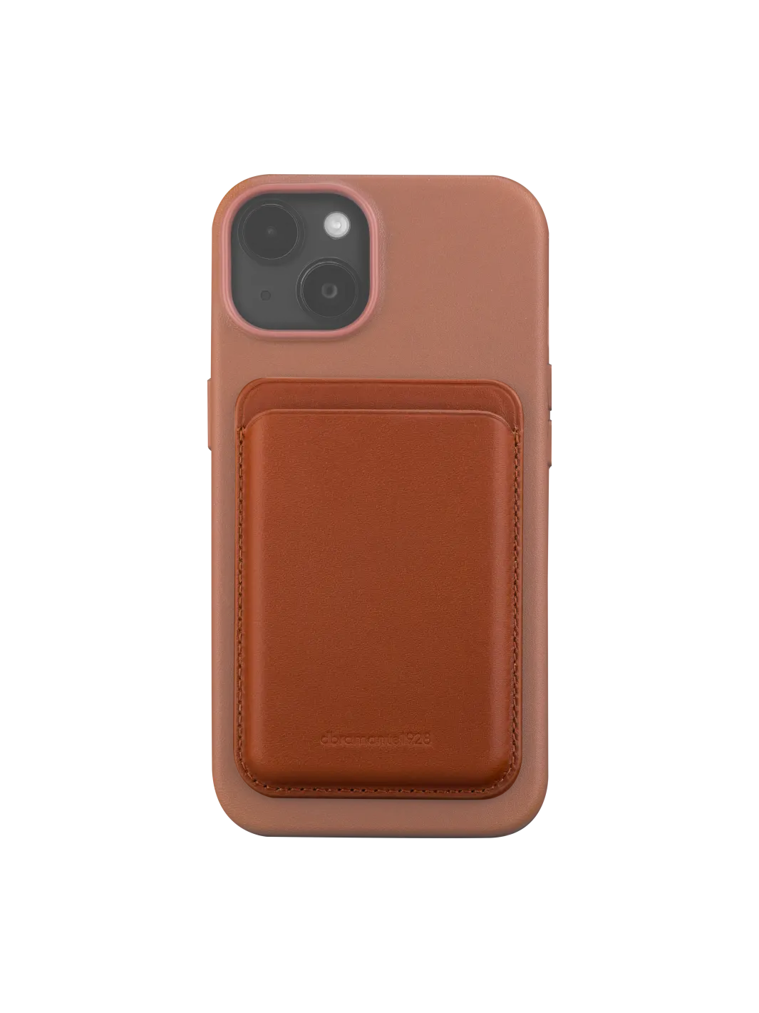 Leather wallet with MagSafe - Tan