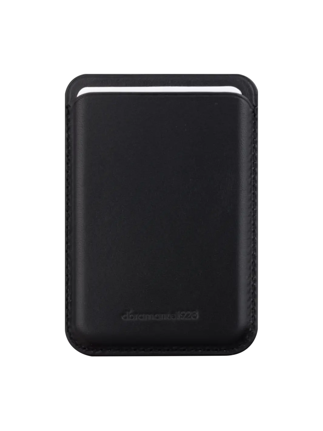 Leather wallet with MagSafe - Black