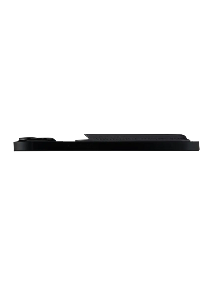Leather wallet with MagSafe - Black