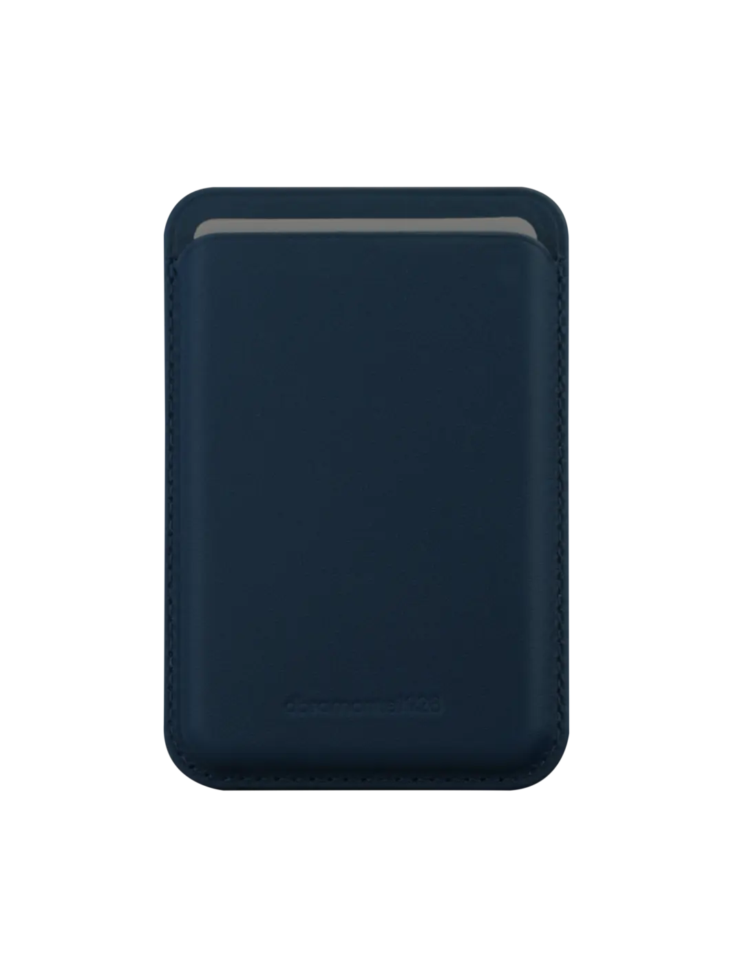 Leather wallet with MagSafe - Blue