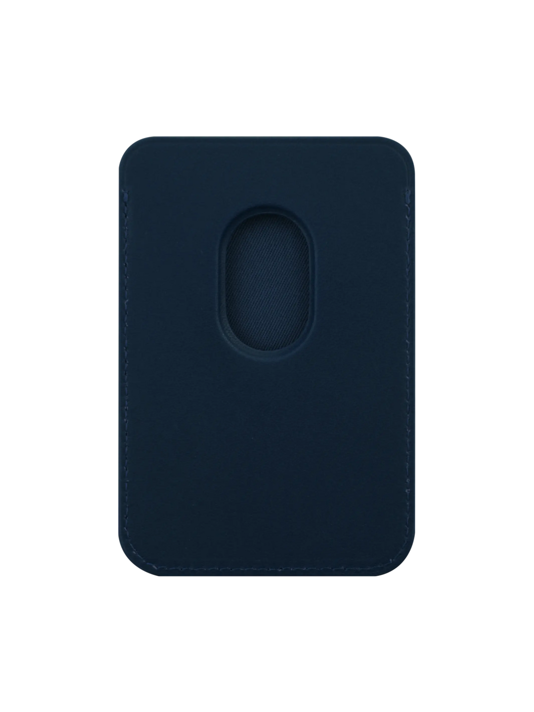 Leather wallet with MagSafe - Blue