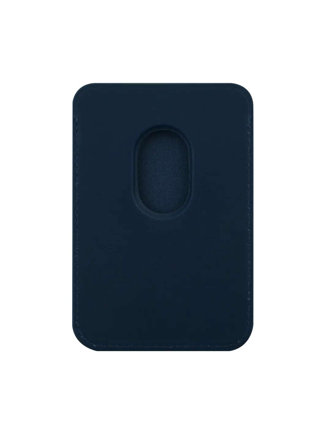 Leather wallet with MagSafe - Blue