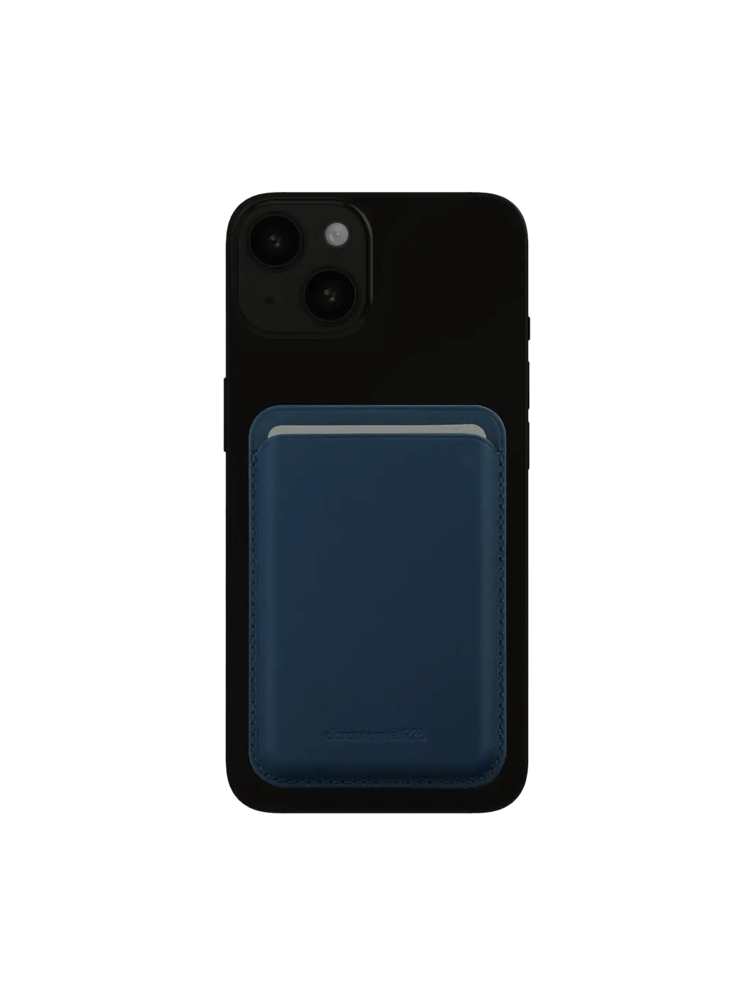 Leather wallet with MagSafe - Blue