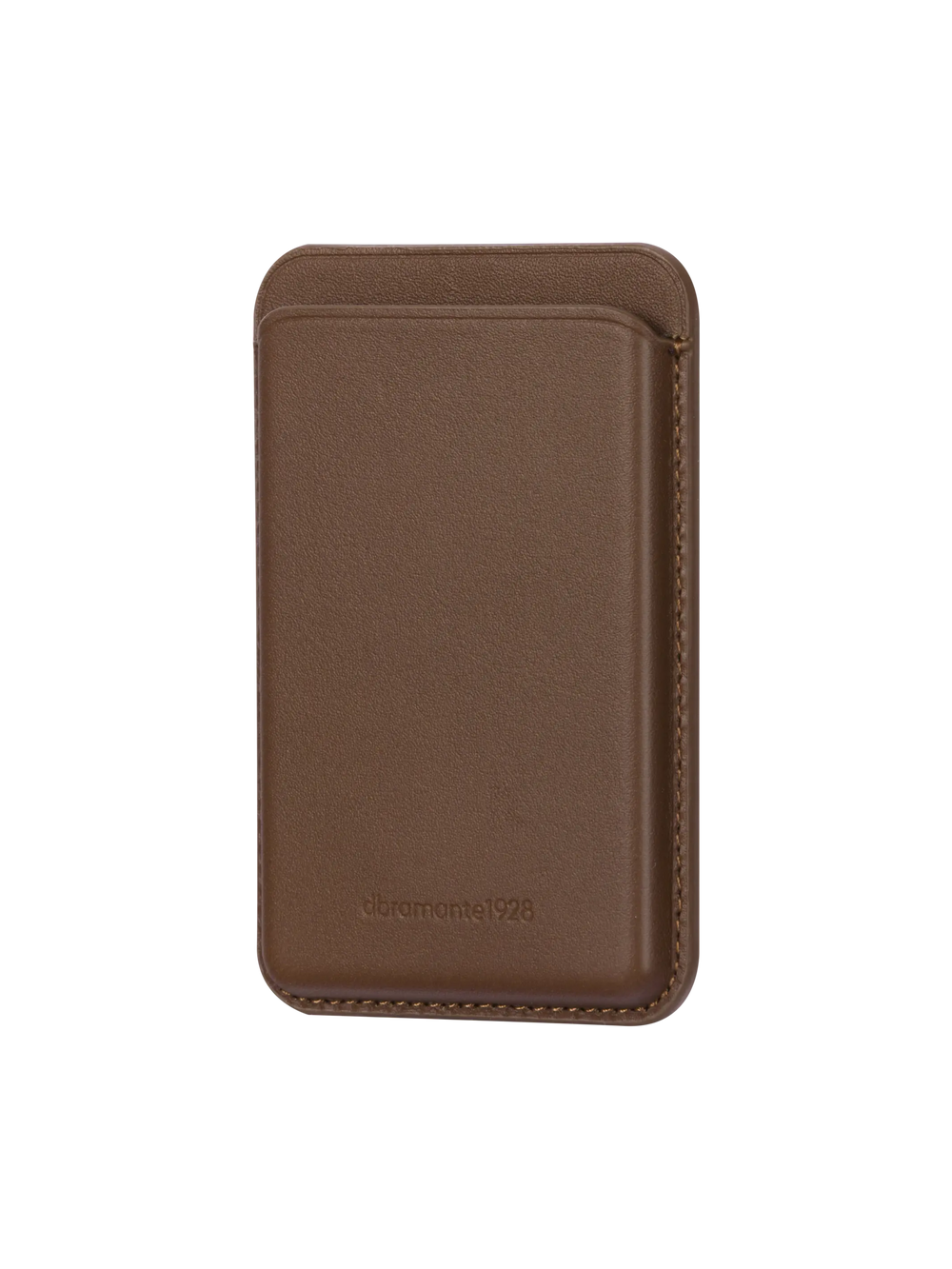 Leather wallet with MagSafe - Dark Tan MagSafe accessories