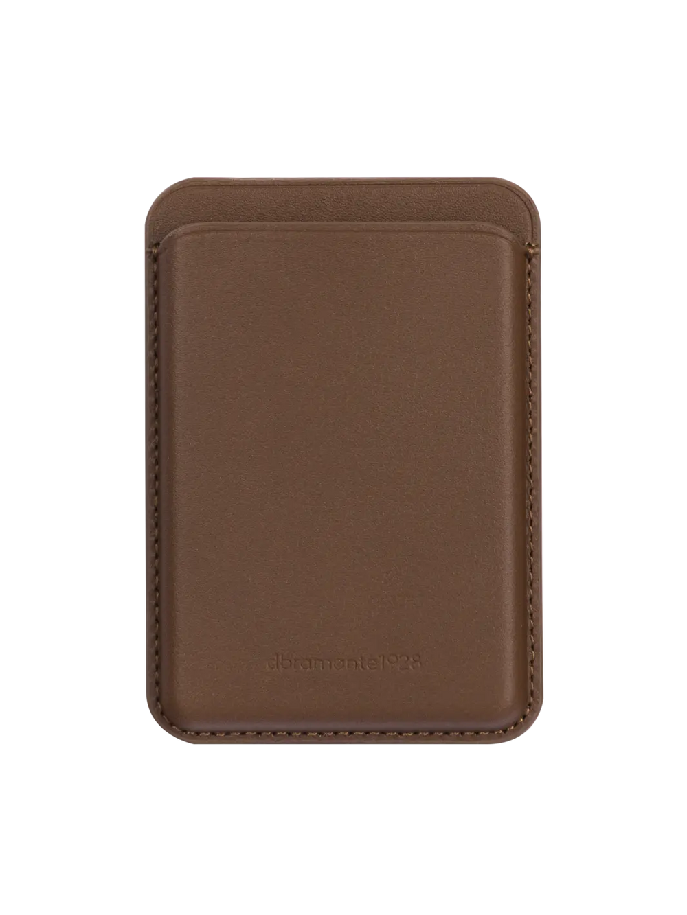 Leather wallet with MagSafe - Dark Tan MagSafe accessories