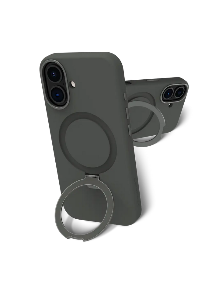 Roskilde MagSafe Kickstand ICON - iPhone 16 - Forest Shadow