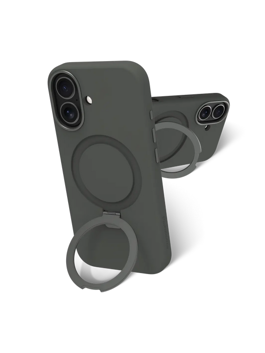 Roskilde MagSafe Kickstand ICON - iPhone 17 - Forest Shadow Phone Case