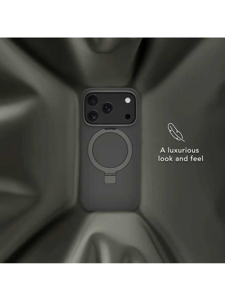 Roskilde MagSafe Kickstand ICON - iPhone 17 Pro - Forest Shadow Phone Case