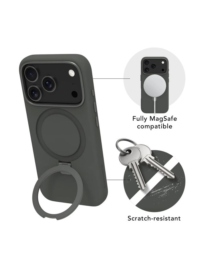 Roskilde MagSafe Kickstand ICON - iPhone 17 Pro - Forest Shadow
