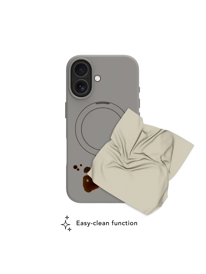 Roskilde MagSafe Kickstand ICON - iPhone 17 - River Stone Phone Case